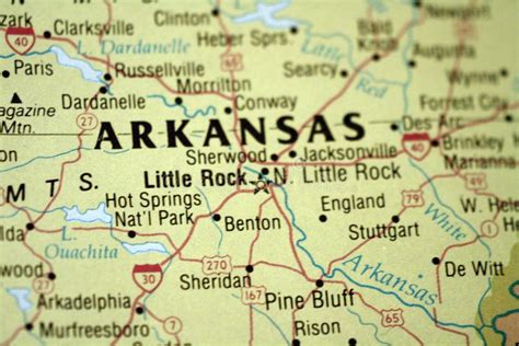 Little Rock Arkansas Zip Code Map