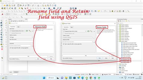 Rename Field And Retain Fields Of Shapefile Attribute Table Ii Rename