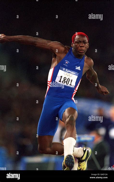 Great Britains Phillips Idowu In Action During The Mens Triple Jump