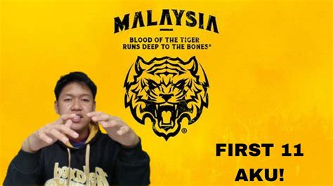 First Aku Untuk Harimau Malaya Ayuh Hitam Kuning Ku Youtube