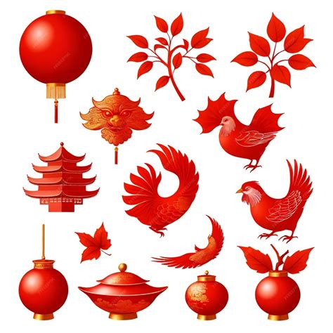 A collection of chinese chinese chinese symbols including a bird and a ...