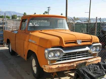 1960 Ford truck parts