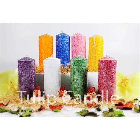 Jual Tulip Candle Lilin Stearin Lilin Hias Lilin Besar Candle Lilin