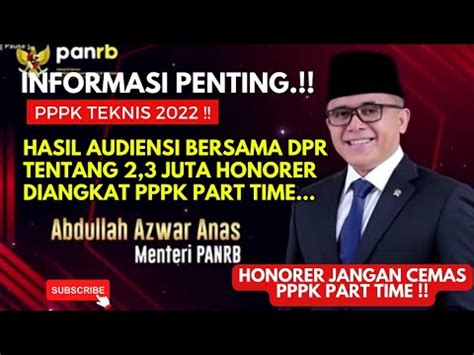 Pppk Hari Ini Solusi Bagi Nasib Honorer Yang Akan Diangkat Menjadi