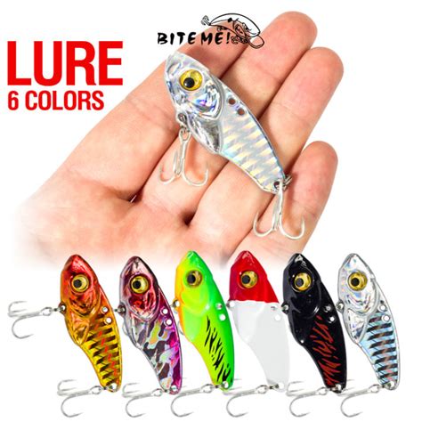 Metal VIB Lure 5g 7g 10g 15g 20g 3D Eyes Spoon Spinner Balancer Fishing