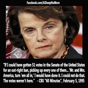 Dianne Feinstein Gun Control Quotes. QuotesGram