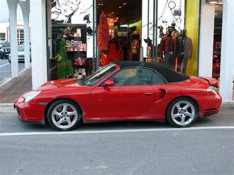 Red convertible Porsche 911 Turbo – Stock Editorial Photo © Manuelgof ...