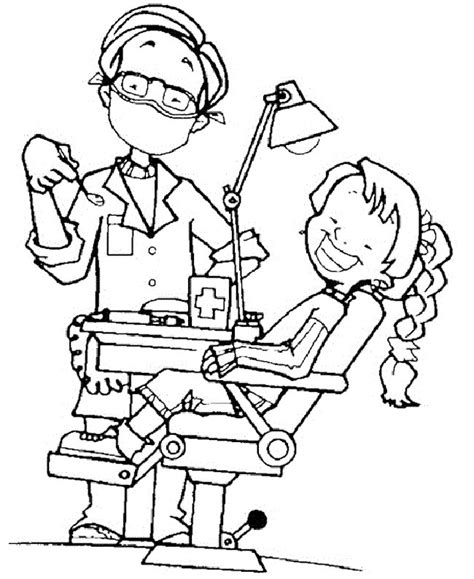 Desenho De Dentista Para Imprimir - 25+ Desenhos de Dentista para Imprimir e Colorir/Pintar