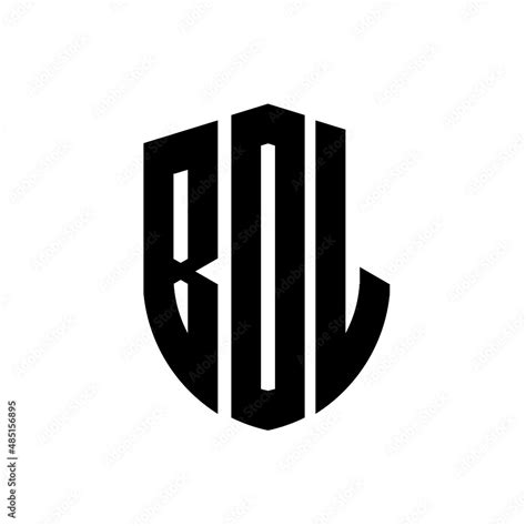 Bdl Letter Logo Design Bdl Modern Letter Logo With Black Background