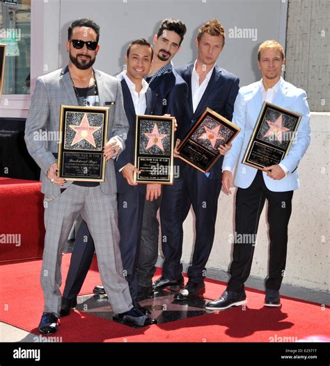 The Backstreet Boys Are Honoured With A Star On The Hollywood Walk Of