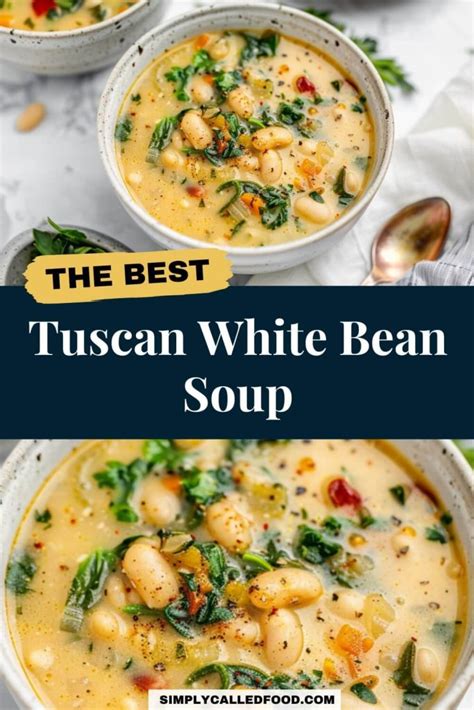 Tuscan White Bean Soup Recipe