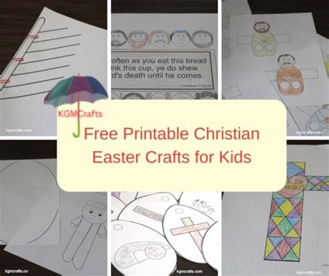 Free Printable Christian Easter Crafts Quick and Easy