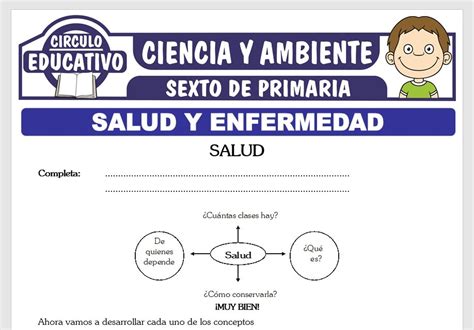 Salud Y Enfermedad Para Sexto De Primaria Fichas Gratis