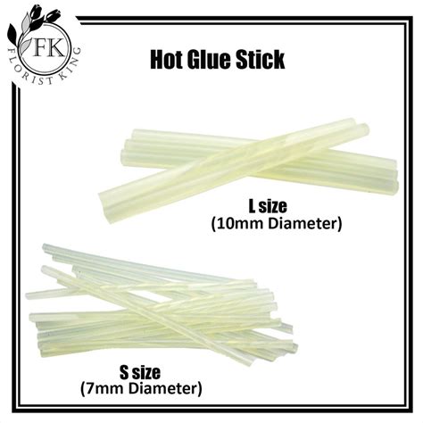 Ready Stock 1 Pkt Glue Stick Hot Melt Glue Stick Transparent