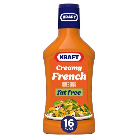 Kraft Creamy French Fat Free Salad Dressing, 16 fl oz Bottle - Walmart