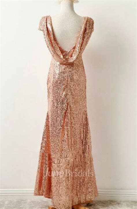 Elegant Rose Gold Cocktail Dress Juwitala