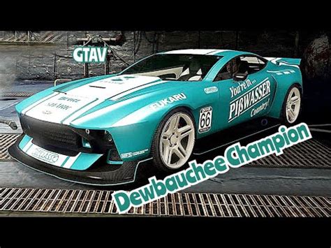 The Contract DLC GTA5 Dewbauchee Champion Customize Review YouTube