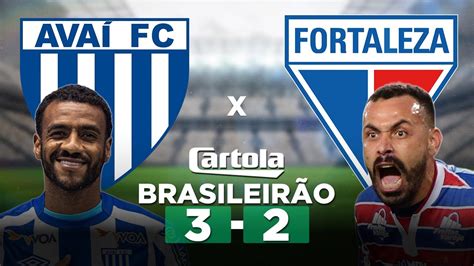 Ava X Fortaleza Brasileir O S Rie A Parciais Cartola Fc