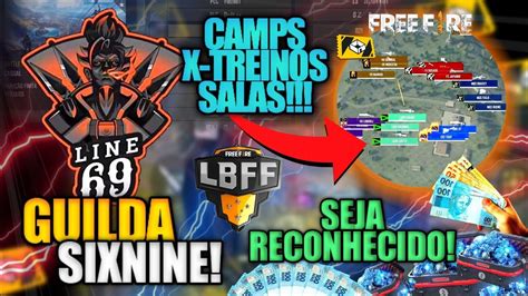 GUILDA COMPETITIVA RECRUTANDO Free Fire CAMP XTREINO E SALAS