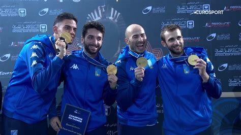 Mondiali Scherma Italia D Argento Nella Spada La Premiazione Degli