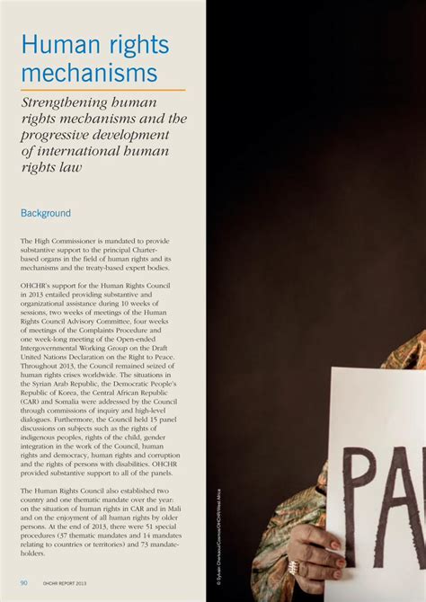 Pdf Human Rights Mechanisms Office Of The United Nations