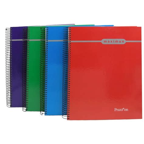 Cuadernos Espiral Praxton Maximum A Praxton Sin Licencia