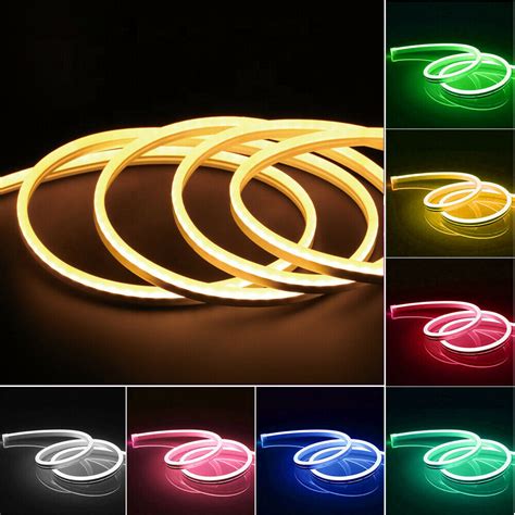 Led Neon Rope Light 12v Led Strip Lights Waterproof Silicone Rope Light