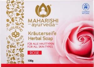 MAHARISHI Ayurveda Rose Soap Soft And Radiant Skin Nourishing Cleansing