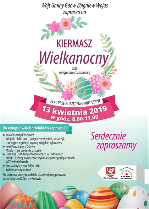 Kiermasz wielkanocny już w najbliższą sobotę Mój Gdów