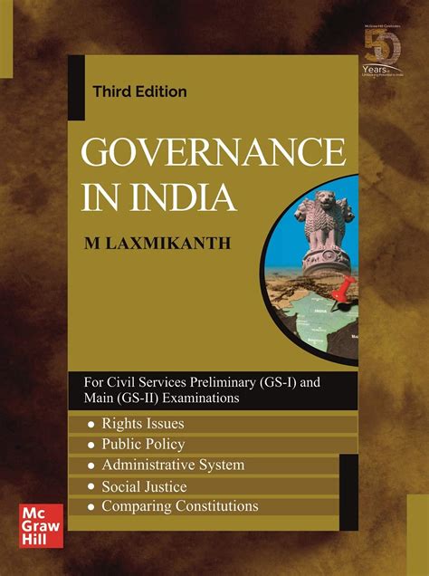 Governance In India 3rd Edition For Civil Services Preliminary Gs