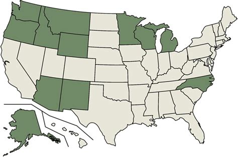 Gray Wolf Habitat Map