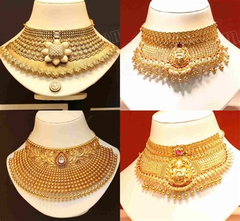 Traditional Gold Chokers Collection By Joyalukkas Choker Designs