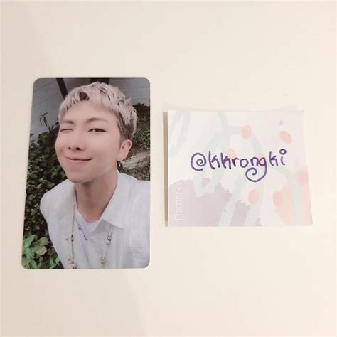 BTS Butter RM Namjoon Power Station Lucky Draw Photocard PC Hobbies