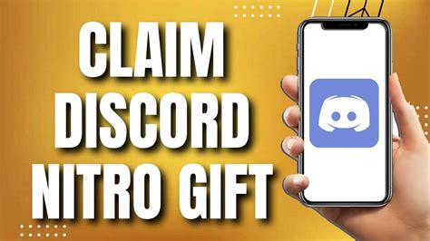 How To Claim Discord Nitro Gift On Mobile Quick Youtube