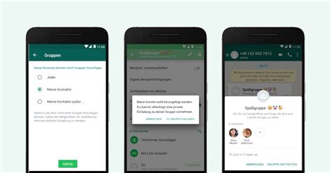 Whatsapp F Hrt Neue Datenschutz Einstellungen F R Gruppen Ein It