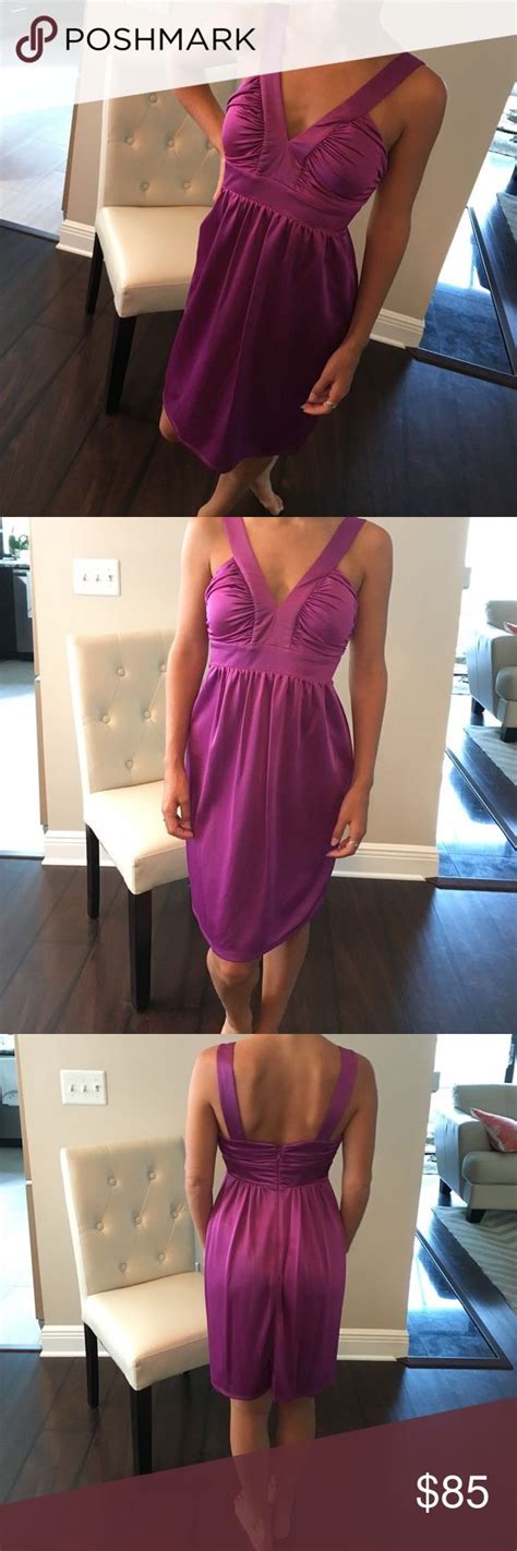 Max Cleo Dress Sz 4 Women S Fuchsia Cocktail NWT Womens Cocktail