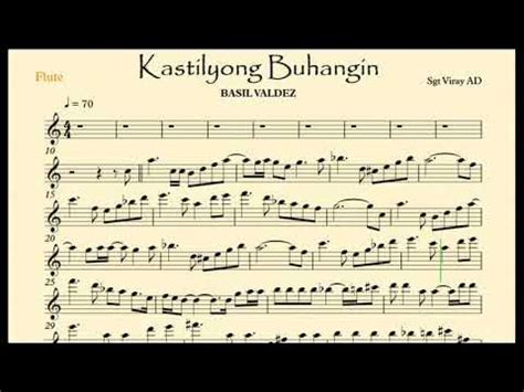 Kastilyong Buhangin By Basil Valdez C Instruments Play Along - YouTube