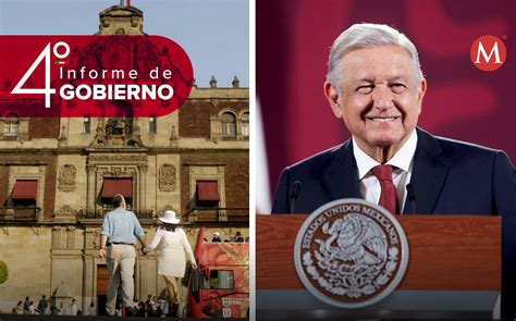 Cuándo y a qué hora es el cuarto informe de Gobierno de AMLO 2022