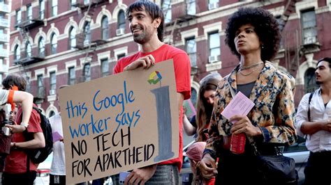 Google Chooses Apartheid Over Justice Workers Protest Against