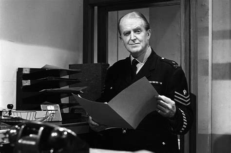 Jack Warner as PC George Dixon in the hugely popular BBC series Dixon ...