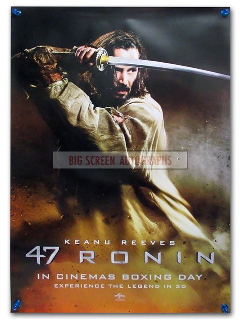 47 Ronin one sheet poster V1 | Big Screen Autographs