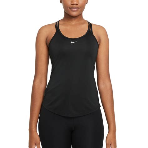 Nike Dri Fit One Elastika Women S Running Tank Industrial Blue