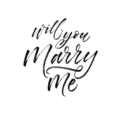 50 Will You Marry Me Letters Drawing Stock Illustrations Royalty Free