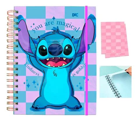 Caderno Stitch Smart Uni Mat Rias Folhas Tira E P E Dac Mercadolivre