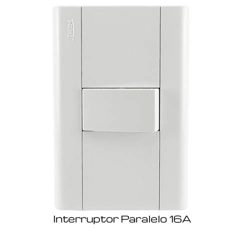 Conjunto Interruptor Paralelo 16A 4x2 Branco Fame Modulare Completo