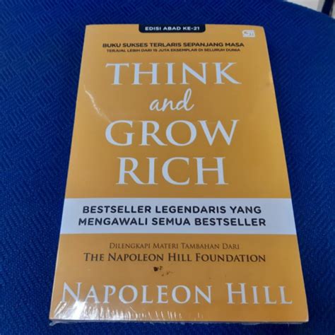 Jual Buku Think And Grow Rich Napoleon Hill Shopee Indonesia