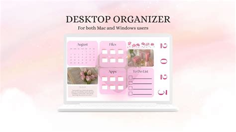 Aesthetic Desktop Organizer Pink Minimalist - Etsy