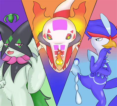 pokemon starter gen9 by palkcb on DeviantArt