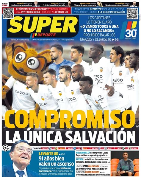 Capa Jornal SuperDeporte 19 Abril 2023 Capasjornais Pt