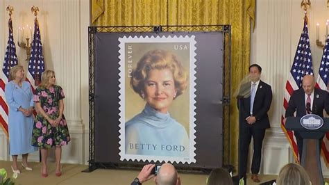 USPS Unveils Artwork Of Forever Stamp Celebrating Betty Ford KESQ